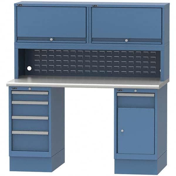 LISTA - Stationary Work Benches, Tables Type: Workstation Top Material: Plastic Laminate - A1 Tooling