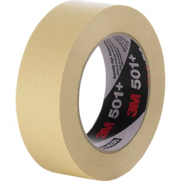 3M - 18mm Wide x 55 m x 7.3 mil Tan Crepe Paper Masking Tape - A1 Tooling