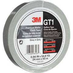 3M - 50m x 24mm x 11 mil Gray Cotton Cloth Gaffers Tape - A1 Tooling