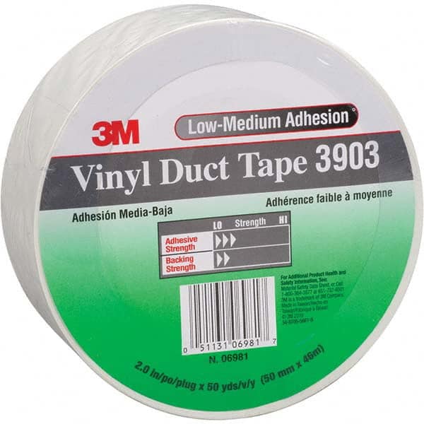 3M - 50 Yd x 49" x 6.5 mil Yellow Vinyl Duct Tape - A1 Tooling