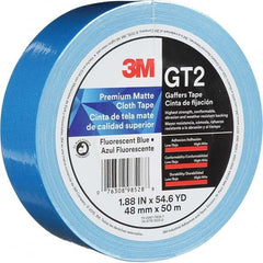 3M - 50m x 48mm x 11 mil Fluorescent Blue Cotton Cloth Gaffers Tape - A1 Tooling