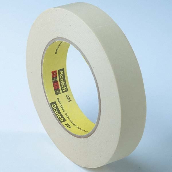 3M - 4" Wide x 60 Yd Long x 5.9 mil Tan Crepe Paper Masking Tape - A1 Tooling