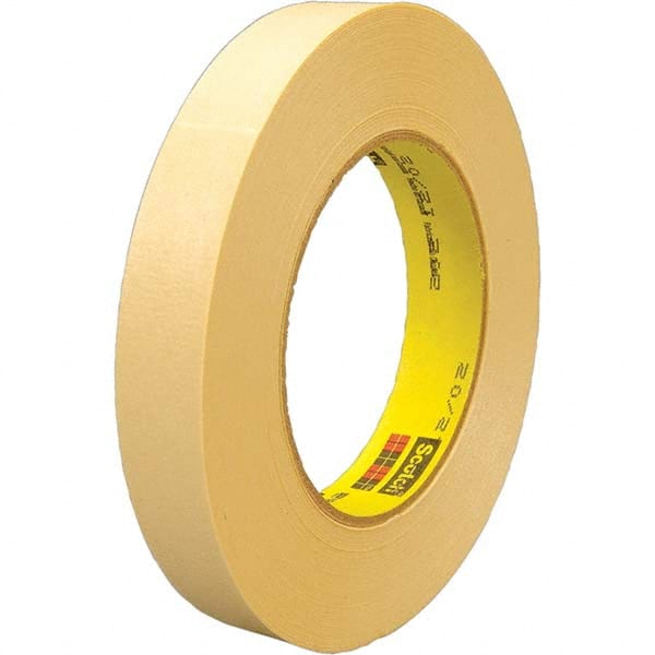 3M - 24mm Wide x 55 m x 6.3 mil Tan Crepe Paper Masking Tape - A1 Tooling