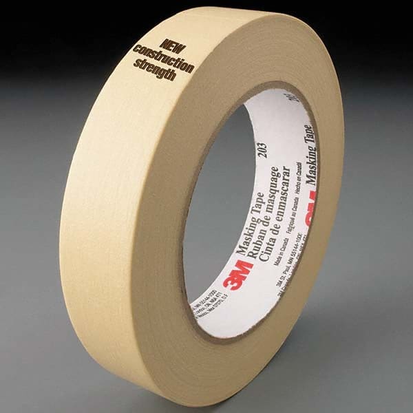 3M - 48mm Wide x 55 m x 4.7 mil Beige Crepe Paper Masking Tape - A1 Tooling