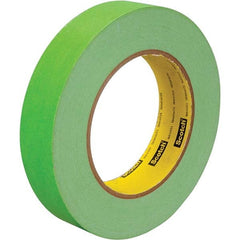 3M - 2" Wide x 60 Yd Long x 6.7 mil Light Green Paper Masking Tape - A1 Tooling