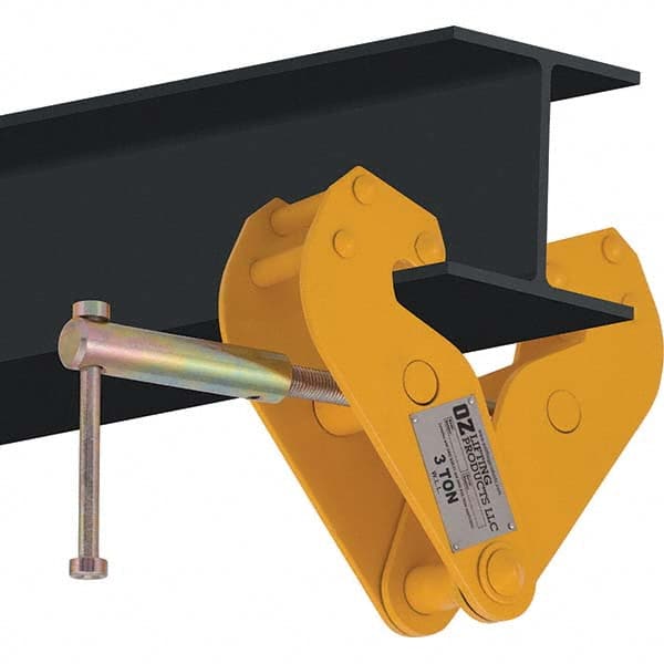 OZ Lifting Products - Lifting Clamps Type: Beam Clamp Minimum Grip (Decimal Inch): 3.15 - A1 Tooling