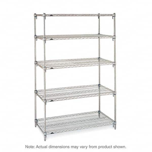 Metro - 2,000 Lb Capacity 5 Shelf Wire Shelving - Starter Unit - A1 Tooling