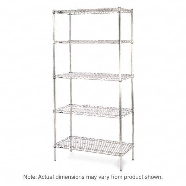 Metro - 2,000 Lb Capacity 5 Shelf Wire Shelving - Starter Unit - A1 Tooling