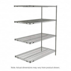 Metro - 2,000 Lb Capacity 4 Shelf Wire Shelving - Add-On Unit - A1 Tooling