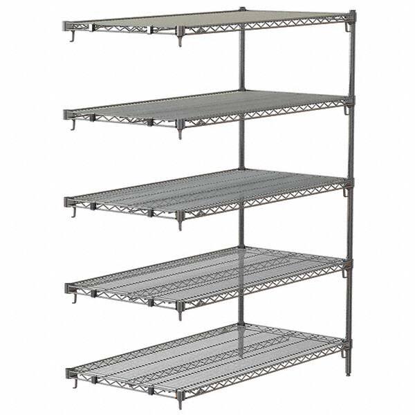 Metro - 2,000 Lb Capacity 5 Shelf Wire Shelving - Add-On Unit - A1 Tooling