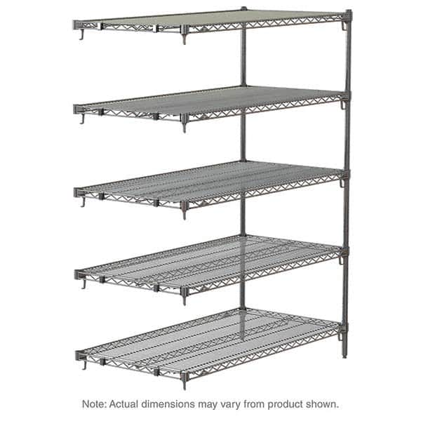 Metro - 2,000 Lb Capacity 5 Shelf Wire Shelving - Add-On Unit - A1 Tooling