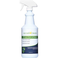 Cleaner: 1 qt Spray Bottle Liquid, Regular Scent