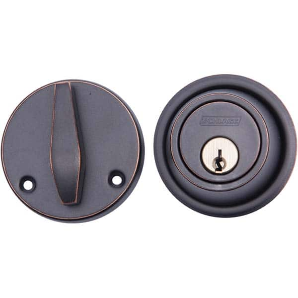 Schlage - Deadbolts Type: Single Cylinder Door Thickness Range: 1-3/8 - 1-7/8 - A1 Tooling