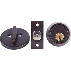 Deadbolts; Type: Single Cylinder; Lock Type: Single Cylinder; Finish/Coating: Antique Bronze; Oil Rubbed Bronze; Hand Orientation: Non-Handed; Lockset Grade: Grade 2; Back Set: 2-3/8 & 2-3/4; Handling: Non-Handed; Type: Single Cylinder; Finish: Antique Br