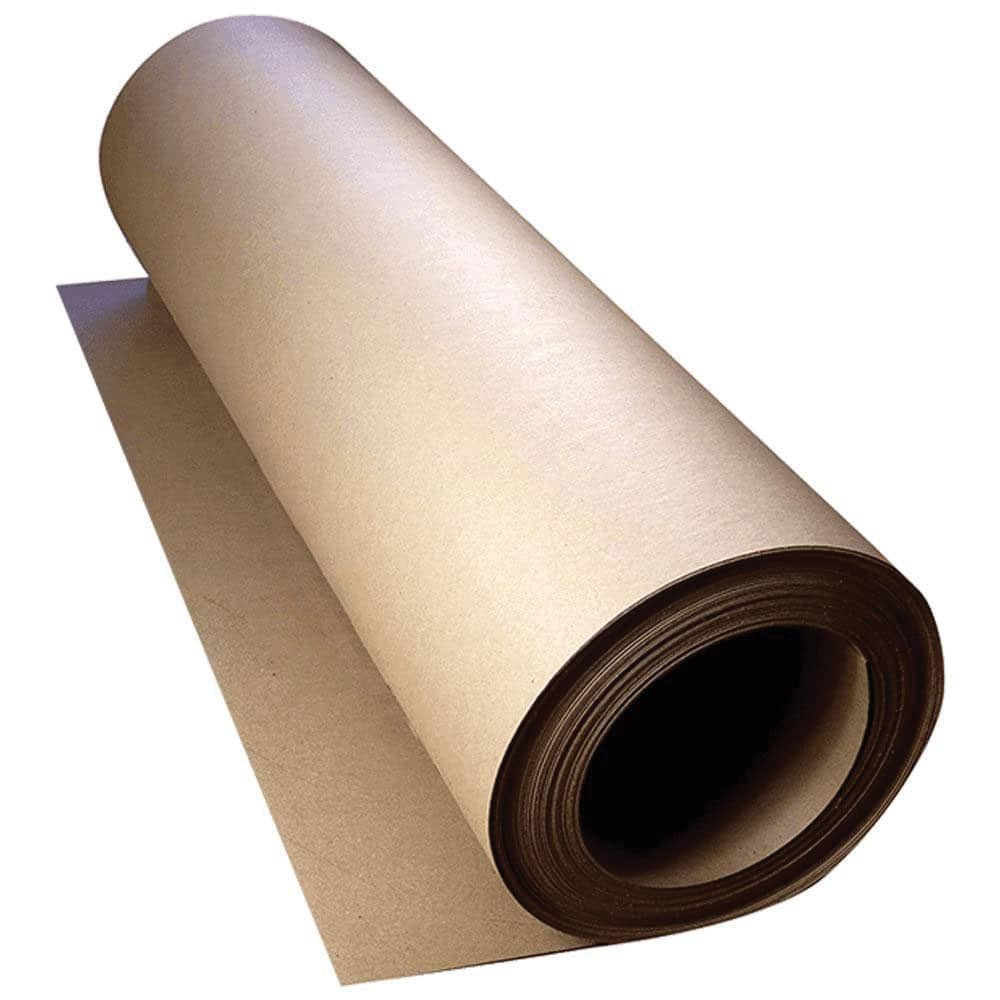 MP Global - Drop Cloths; Material: Heavy-Duty Paperboard ; Material Weight: 0.4 Lbs ; Length (Feet): 99 ; Width (Feet): 3.20 ; Width (Inch): 38 ; Thickness (mm): 0.0200 - Exact Industrial Supply