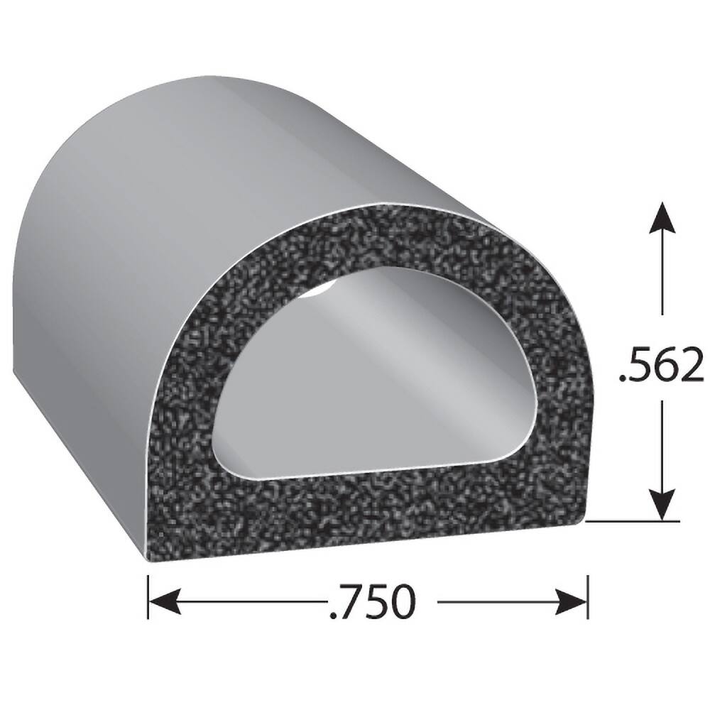 Fairchild Industries - Automotive Replacement Parts; Type: Rubber Seal ; Application: EPDM Sponge rubber seal with PSA Tape - Exact Industrial Supply