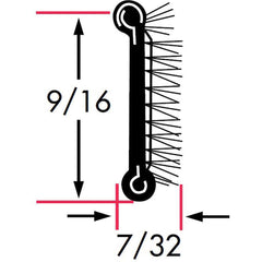 Fairchild Industries - Automotive Replacement Parts; Type: Belt Weatherstrip ; Application: Beltline Without Stainless Steel Bead Flexible Pile Lining Uncovered; 2 pieces at 48 inches per piece, 48 In. - Exact Industrial Supply