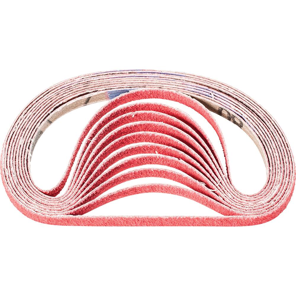 PFERD - Abrasive Belts; Abrasive Type: Coated ; Belt Width (Inch): 1/4 ; Overall Length (Inch): 12 ; Abrasive Material: Ceramic Oxide ; Grit: 80 - Exact Industrial Supply