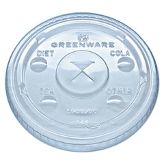 Fabri-Kal - Paper & Plastic Cups, Plates, Bowls & Utensils; Breakroom Accessory Type: Cold Cup Lid ; Breakroom Accessory Description: Cup Lids-Cold Cup ; Color: Clear - Exact Industrial Supply