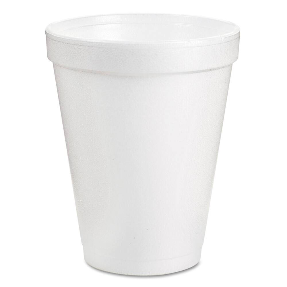 DART - Paper & Plastic Cups, Plates, Bowls & Utensils; Breakroom Accessory Type: Foam Cups ; Breakroom Accessory Description: Cups-Hot/Cold Drink; Foam ; Color: White - Exact Industrial Supply