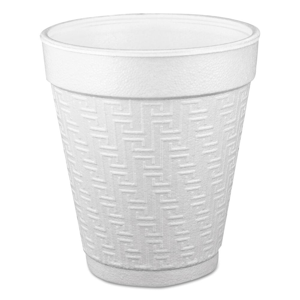 DART - Paper & Plastic Cups, Plates, Bowls & Utensils; Breakroom Accessory Type: Foam Cups ; Breakroom Accessory Description: Cups-Hot/Cold Drink; Foam ; Color: White - Exact Industrial Supply