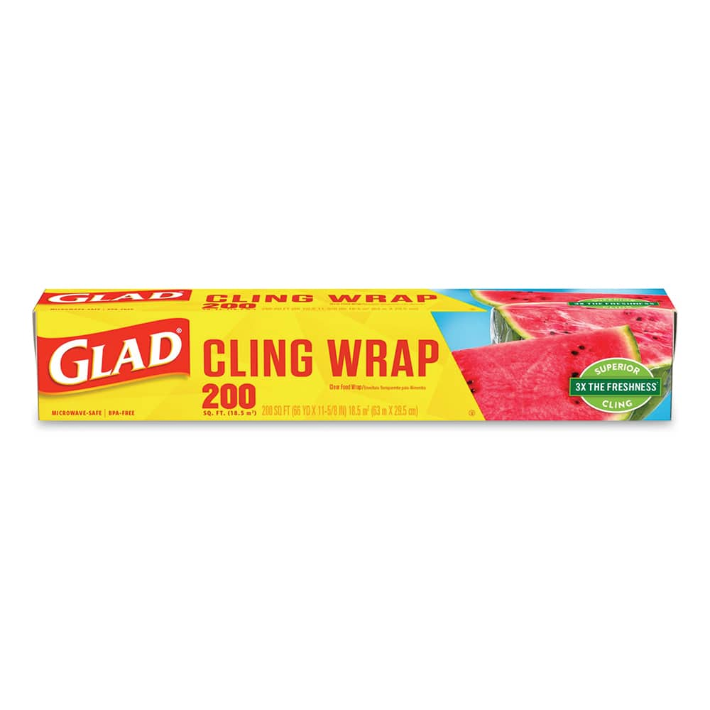 Glad - Foil & Plastic Wrap; Breakroom Accessory Type: Plastic Wrap ; For Use With: Food Protection ; Breakroom Accessory Description: Food Wrap-Plastic Wrap - Exact Industrial Supply