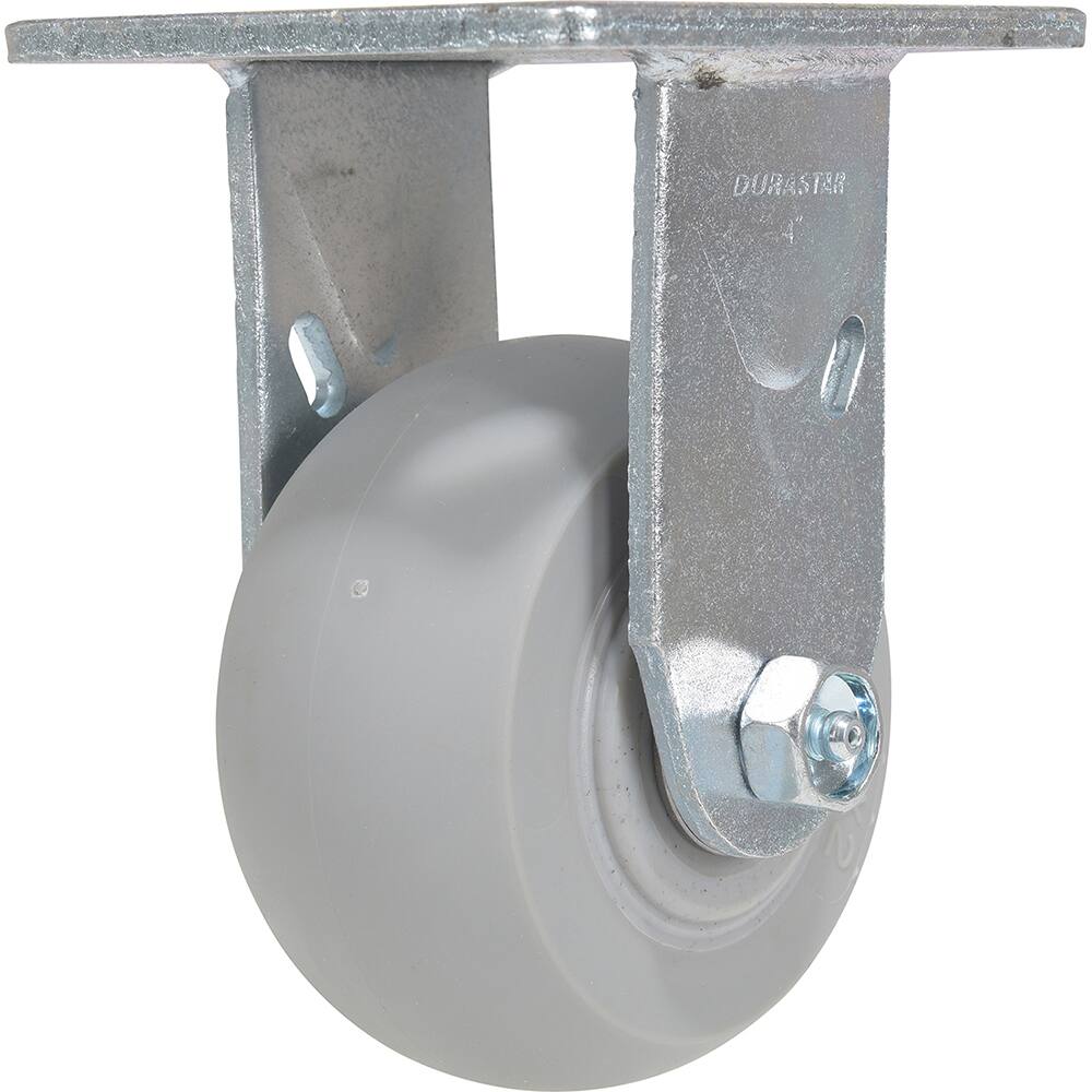 Vestil - Standard Casters; Mount: With Holes ; Style: Rigid ; Wheel Diameter: 4 (Inch); Wheel Width: 2 (Inch); Overall Height (Inch): 5-1/2 ; Load Capacity (Lb.): 450.000 - Exact Industrial Supply