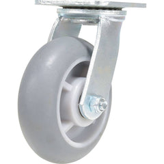 Vestil - Standard Casters; Mount: With Holes ; Style: Swivel ; Wheel Diameter: 6 (Inch); Wheel Width: 2 (Inch); Overall Height (Inch): 7-1/2 ; Load Capacity (Lb.): 639.000 - Exact Industrial Supply