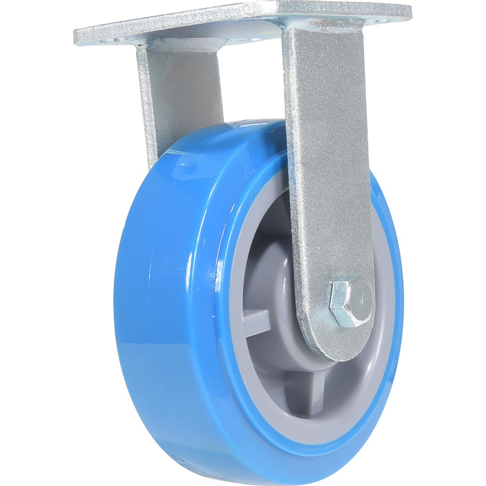 Vestil - Standard Casters; Mount: With Holes ; Style: Rigid ; Wheel Diameter: 6 (Inch); Wheel Width: 2 (Inch); Overall Height (Inch): 7-9/16 ; Load Capacity (Lb.): 903.000 - Exact Industrial Supply