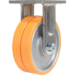 Vestil - Standard Casters; Mount: With Holes ; Style: Rigid ; Wheel Diameter: 6 (Inch); Wheel Width: 2 (Inch); Overall Height (Inch): 7-1/2 ; Load Capacity (Lb.): 1500.000 - Exact Industrial Supply