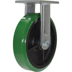 Vestil - Standard Casters; Mount: With Holes ; Style: Rigid ; Wheel Diameter: 8 (Inch); Wheel Width: 2 (Inch); Overall Height (Inch): 9-1/2 ; Load Capacity (Lb.): 1000.000 - Exact Industrial Supply