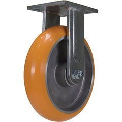 Vestil - Standard Casters; Mount: With Holes ; Style: Rigid ; Wheel Diameter: 8 (Inch); Wheel Width: 2 (Inch); Overall Height (Inch): 9-1/2 ; Load Capacity (Lb.): 2000.000 - Exact Industrial Supply