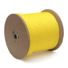 Mibro - Rope; Type: Twisted Rope ; Head/Holder Diameter (Inch): 3/8 ; Material: Polypropylene ; Load Capacity (Lb.): 244.000 ; Maximum Length: 400.00 ; Color: Yellow