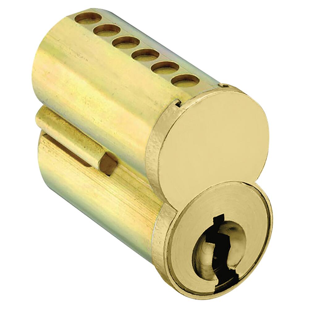 Arrow Lock - Cylinders; Type: Interchangeable Core ; Keying: MB Keyway ; Number of Pins: 7 ; Material: Brass ; Finish/Coating: Satin Brass - Exact Industrial Supply