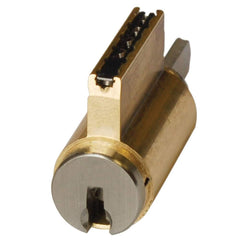 Sargent - Cylinders; Type: Conventional Core ; Keying: RA Keyway ; Number of Pins: 6 ; Material: Brass ; Finish/Coating: Satin Nickel - Exact Industrial Supply