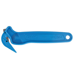 PHC - Utility Knives, Snap Blades & Box Cutters; Type: Film Cutter ; Blade Type: Recessed/Concealed Fixed Blade ; Number of Blades Included: 1 ; Number of Blades: 1 ; Handle Material: Plastic ; Color: Blue - Exact Industrial Supply