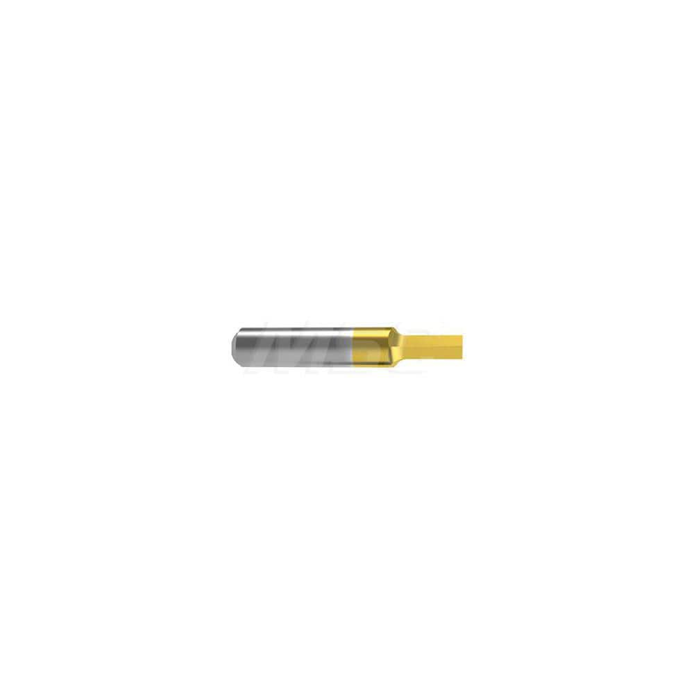 Internal Boring Bar: 0.1772″ Min Bore, 0.315″ Max Depth, Neutral, Carbide 1.4566″ OAL, 0.0039″ Corner Radius