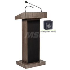 Lecterns; Overall Height: 46; Width (Inch): 22; Depth (Inch): 17; Material: High Pressure Thermal-Fused Laminate On A MDF Core; Length (Decimal Inch): 17; Type: Full Floor; Type: Full Floor; Type: Full Floor; Material: High Pressure Thermal-Fused Laminate