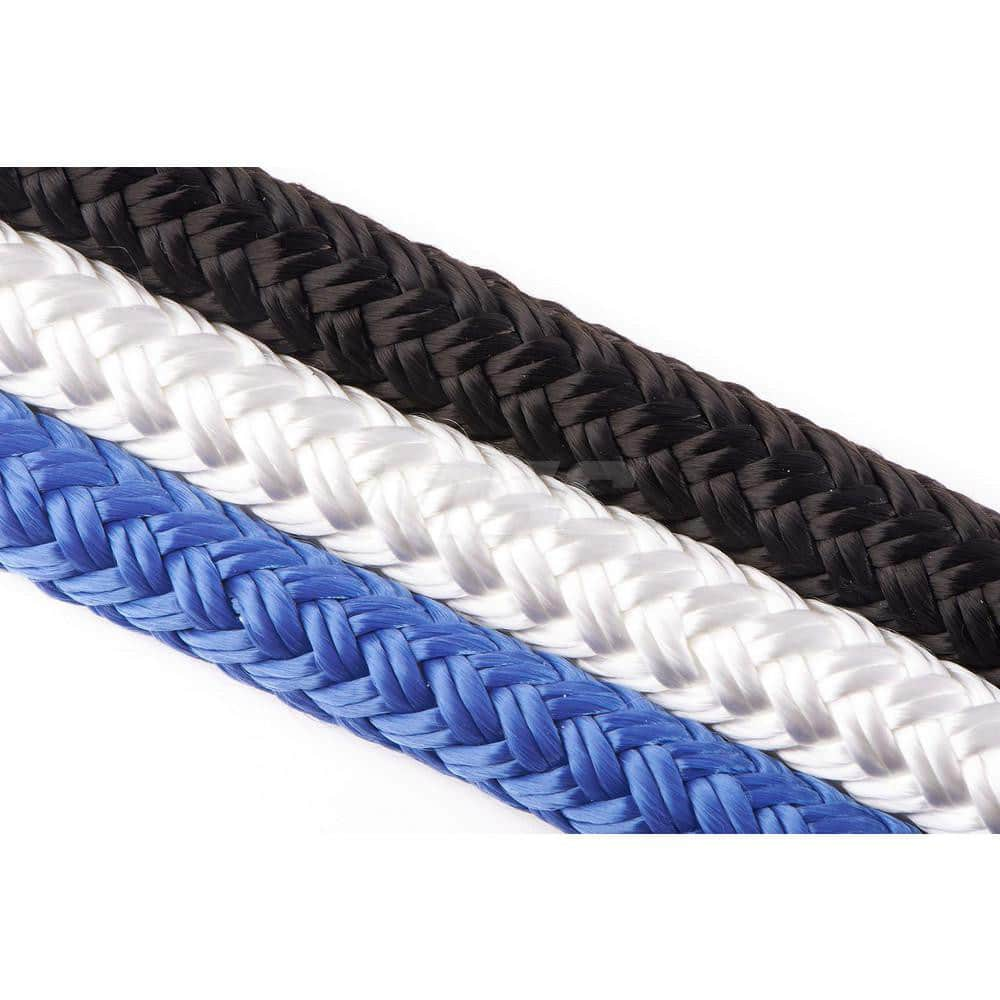 Rope; Rope Construction: 3 Strand Twisted; Material: Nylon; Work Load Limit: 60 lb; Color: White; Maximum Temperature (F) ( - 0 Decimals): 265; Breaking Strength: 28200; Application: General Purpose; Cover Material: Nylon; Rope Strand Count: 3; Package Ty