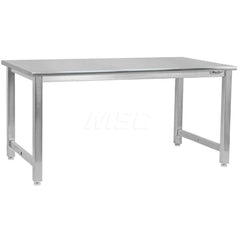 Stationary Work Bench: 48″ Wide, 24″ Deep, 32″ High 6,600 lb Capacity