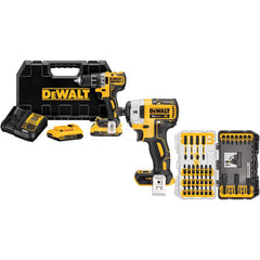 Cordless Drill: 1/2″ Chuck, 2,000 RPM Keyless Chuck, Reversible, Lithium-ion DCB203 Battery Included, DCB101 Charger Included