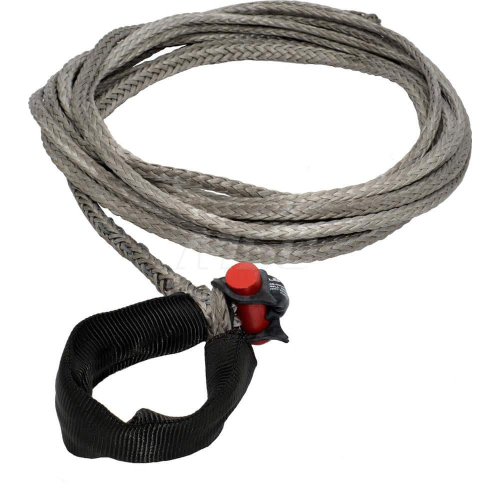 2,833 Lb 300″ Long x 1/4″ High Automotive Winch Strap Loop & Eye, For Use with Winches & Shackles