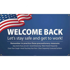 NMC - Banners Message Type: Safety Reinforcement & Motivational Legend: Wecome Back - Let's Stay Safe and Get to Work! - A1 Tooling