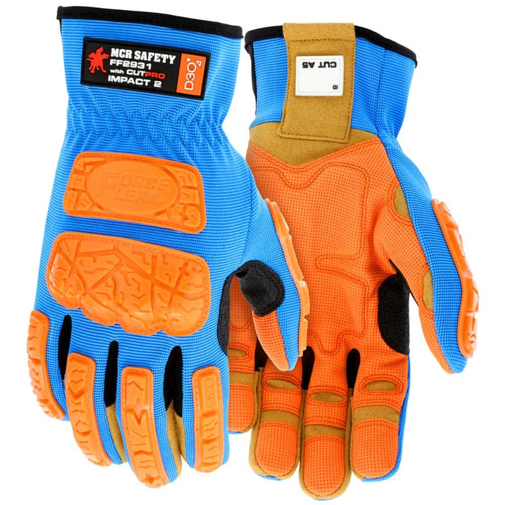 MCR Safety - Size XL, ANSI Cut Lvl A5, Puncture Lvl 5, Abrasion Lvl 0, Cut Resistant Gloves - Exact Industrial Supply