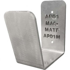 Mag-Mate - 5" Long x 2-1/2" Wide, 302 Stainless Steel Door Pull - A1 Tooling