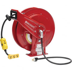 Reelcraft - Cord & Cable Reels End Type: Triple-Tap Outlet Cable Length (Feet): 100 - A1 Tooling