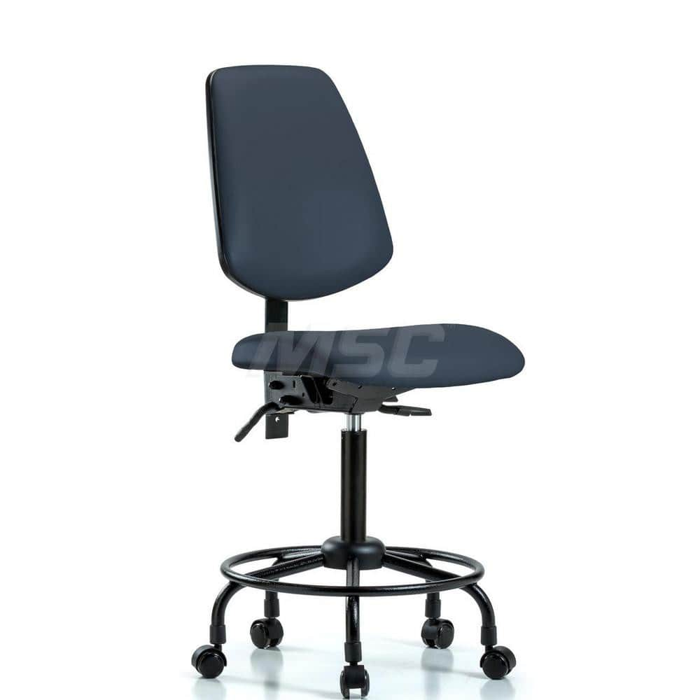 Task Chair: Vinyl, Imperial Blue