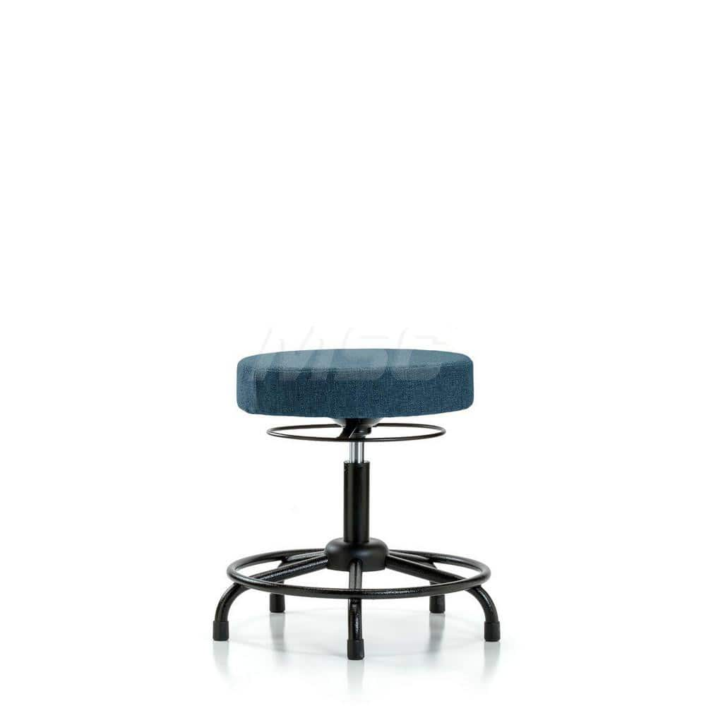 Adjustable Height Swivel Stool: Olefin, 24″ Seat Width, 24″ Seat Depth Round Height