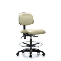 Task Chair: Vinyl, Adobe White