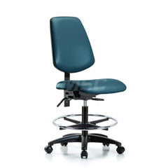 Task Chair: Vinyl, Marine Blue